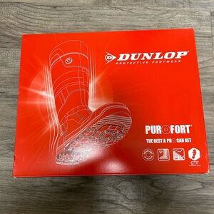Dunlop Men's Red Protective Boots - PUROFORT